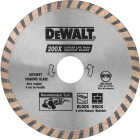 DeWalt High Performance 4-1/2 In. Turbo Rim Dry/Wet Cut Diamond Blade, Bulk Image 1
